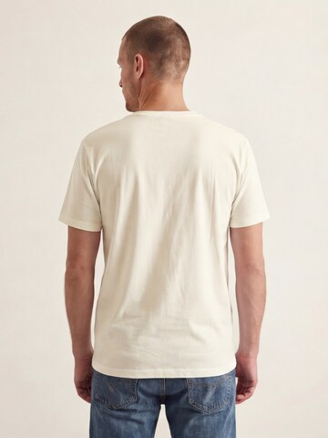 Antargo Shirt 'Embroidery T-Shirt' in Beige