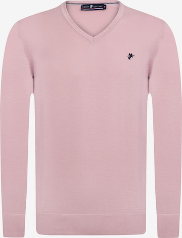 DENIM CULTURE Sweater 'Alonza' in Pink: front