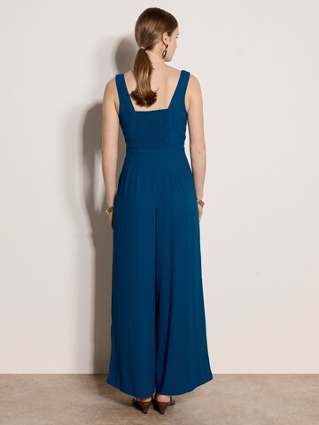 Combinaison Apricot en bleu