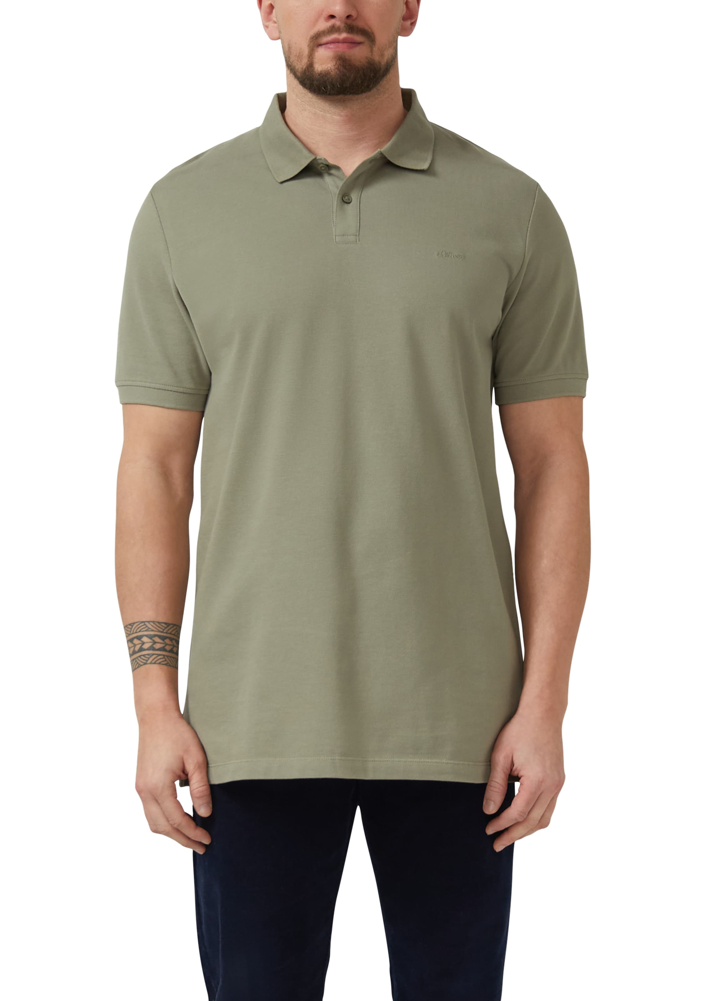 s.Oliver Polo-Shirt in Grün
