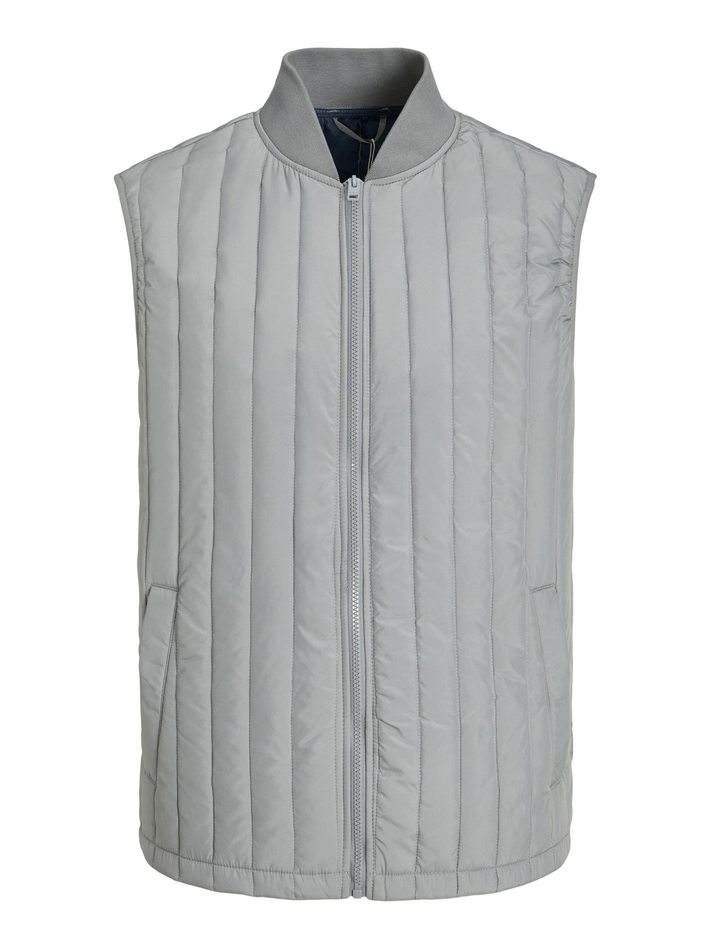 JACK & JONES Bodywarmer 'JJECity' in Grijs: voorkant
