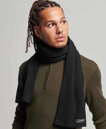 Superdry Scarf in Black: front