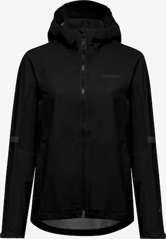 GORE WEAR Athletic Jacket 'Lupra' in Black: front
