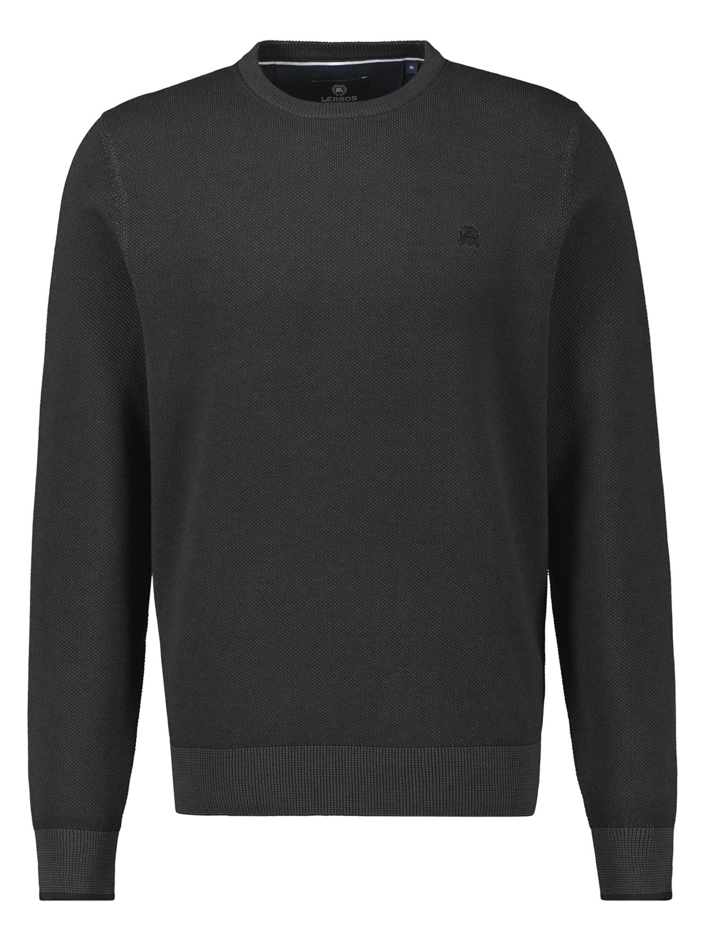 LERROS Pullover 'Basic'‌‌‌‌‌‌‌‌ in Schwarz: Vorderseite