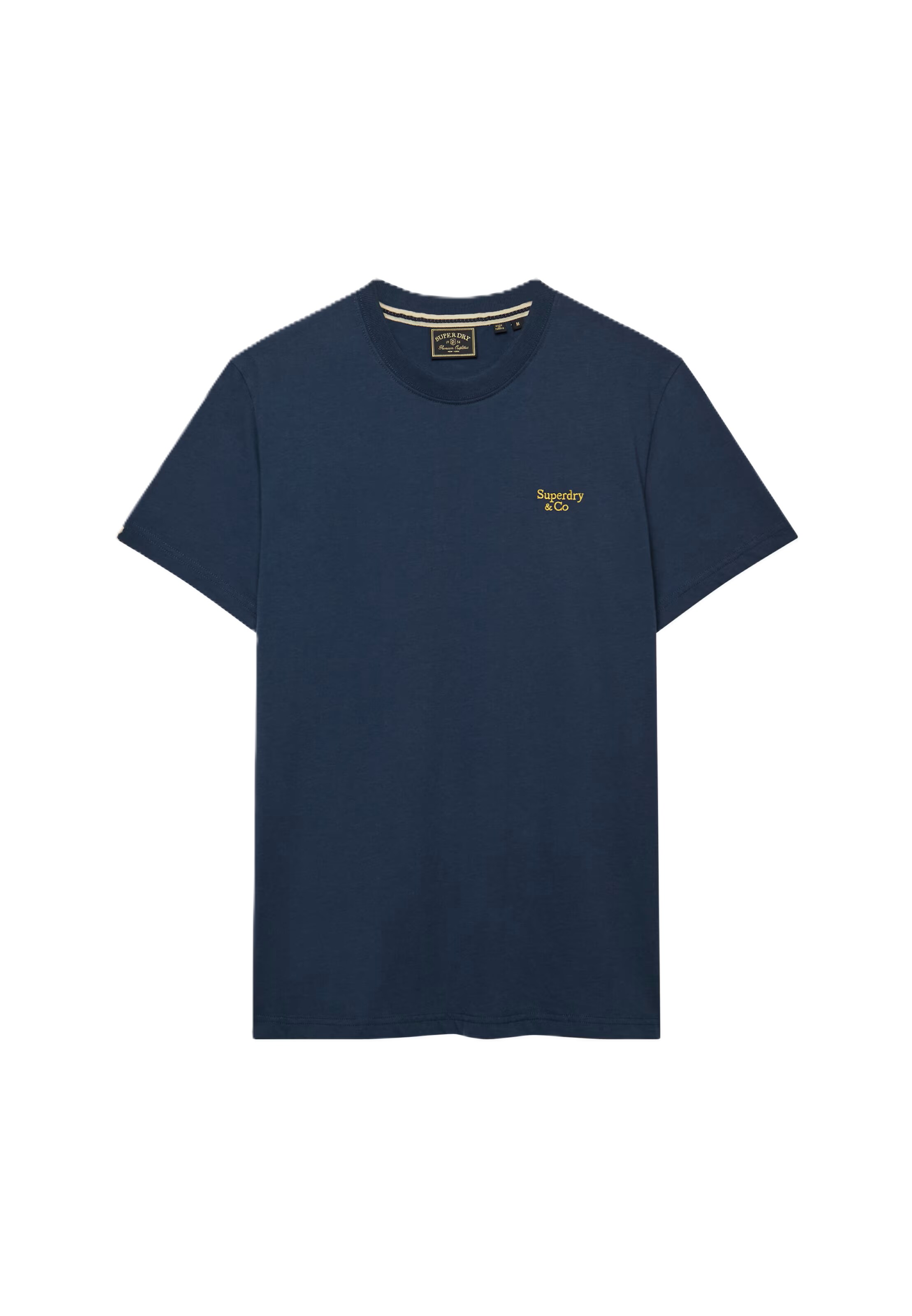 Superdry & Co Тениска 'Essential Serif' в синьо: отпред