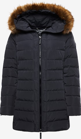 Manteau d’hiver Superdry en gris : devant