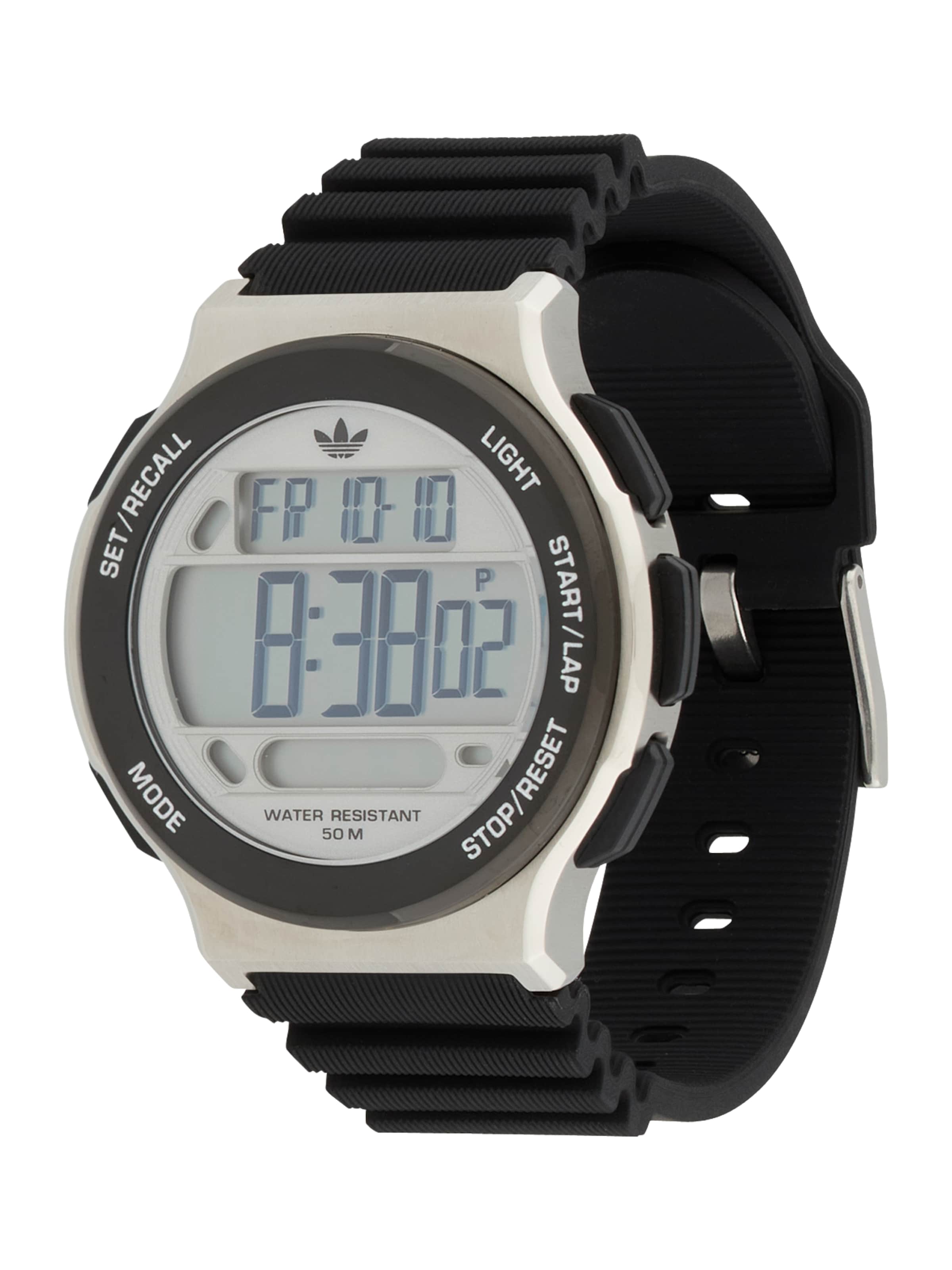 ADIDAS ORIGINALS Digitalur 'EXPRESSION THREE' i sort: forside