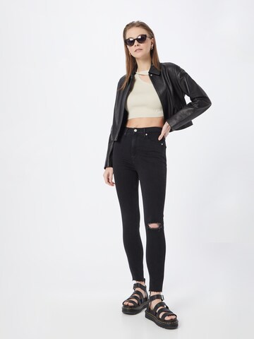Calvin Klein JeansSkinny Traperice - crna boja