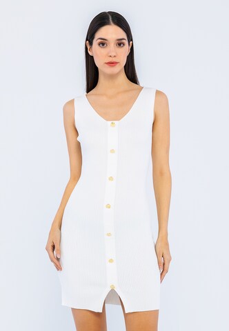 Giorgio di Mare Knit dress 'Siara' in White: front