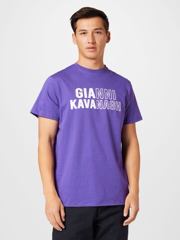 Gianni Kavanagh T-Shirt in Lila: predná strana