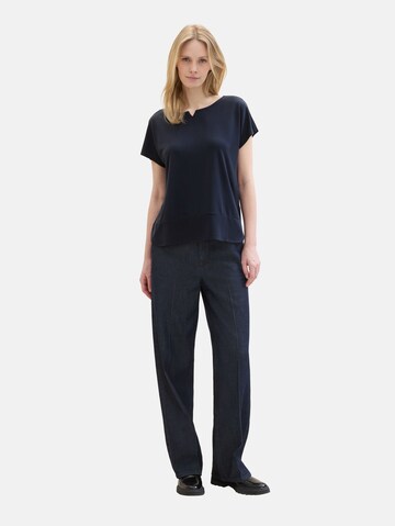 TOM TAILOR T-Shirt in Blau