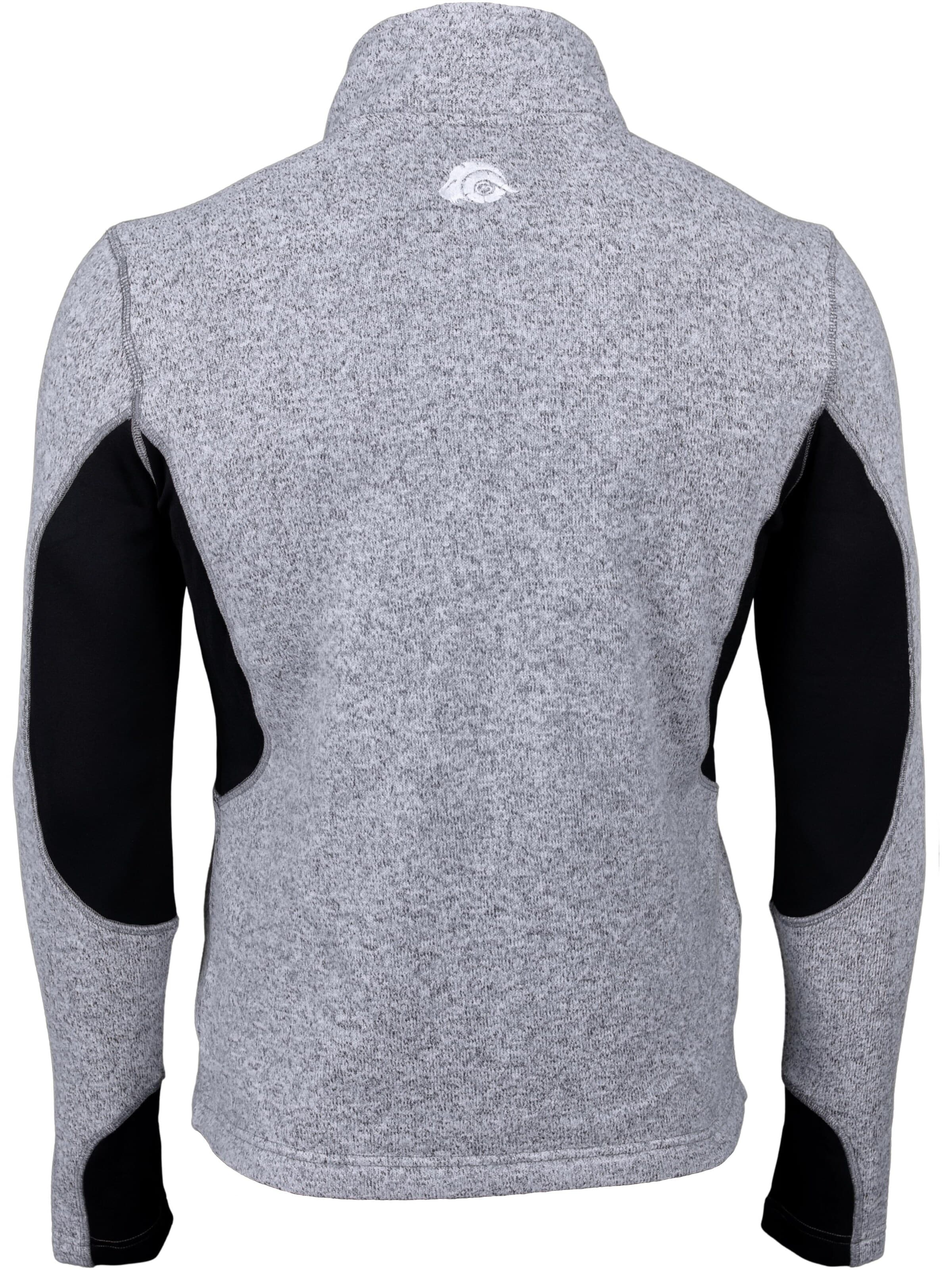 Guggen Mountain Funktionele fleece-jas 'Fusion Fleecejacke MML01 Wanderjacke' in Grijs