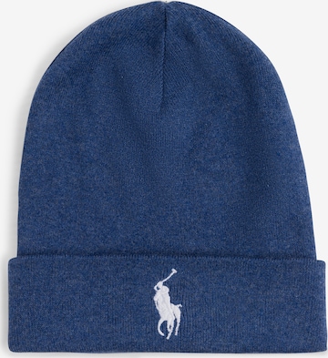 Bonnet Polo Ralph Lauren en bleu : devant