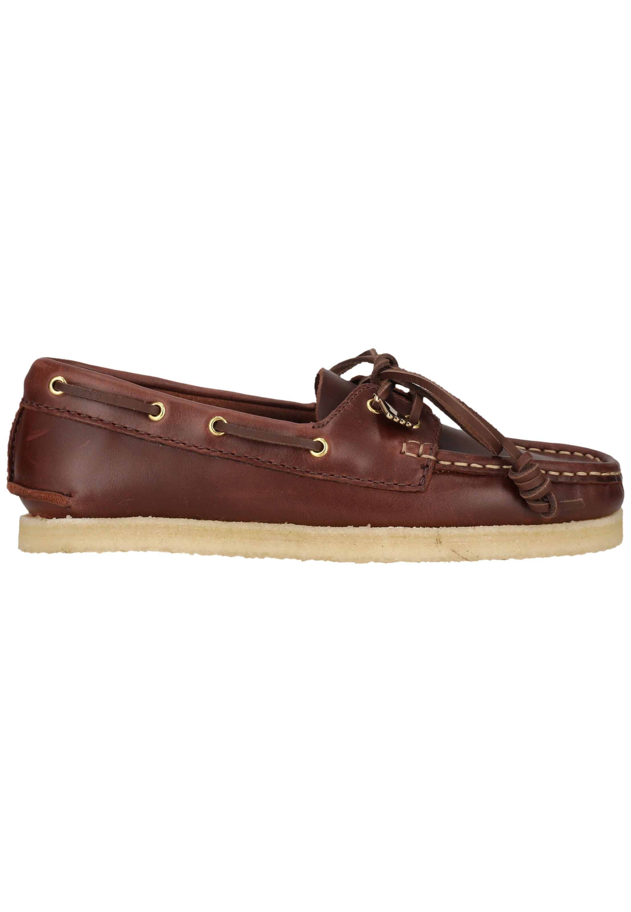 CLARKS Lace-up shoe 'Godney Boat' in Brown