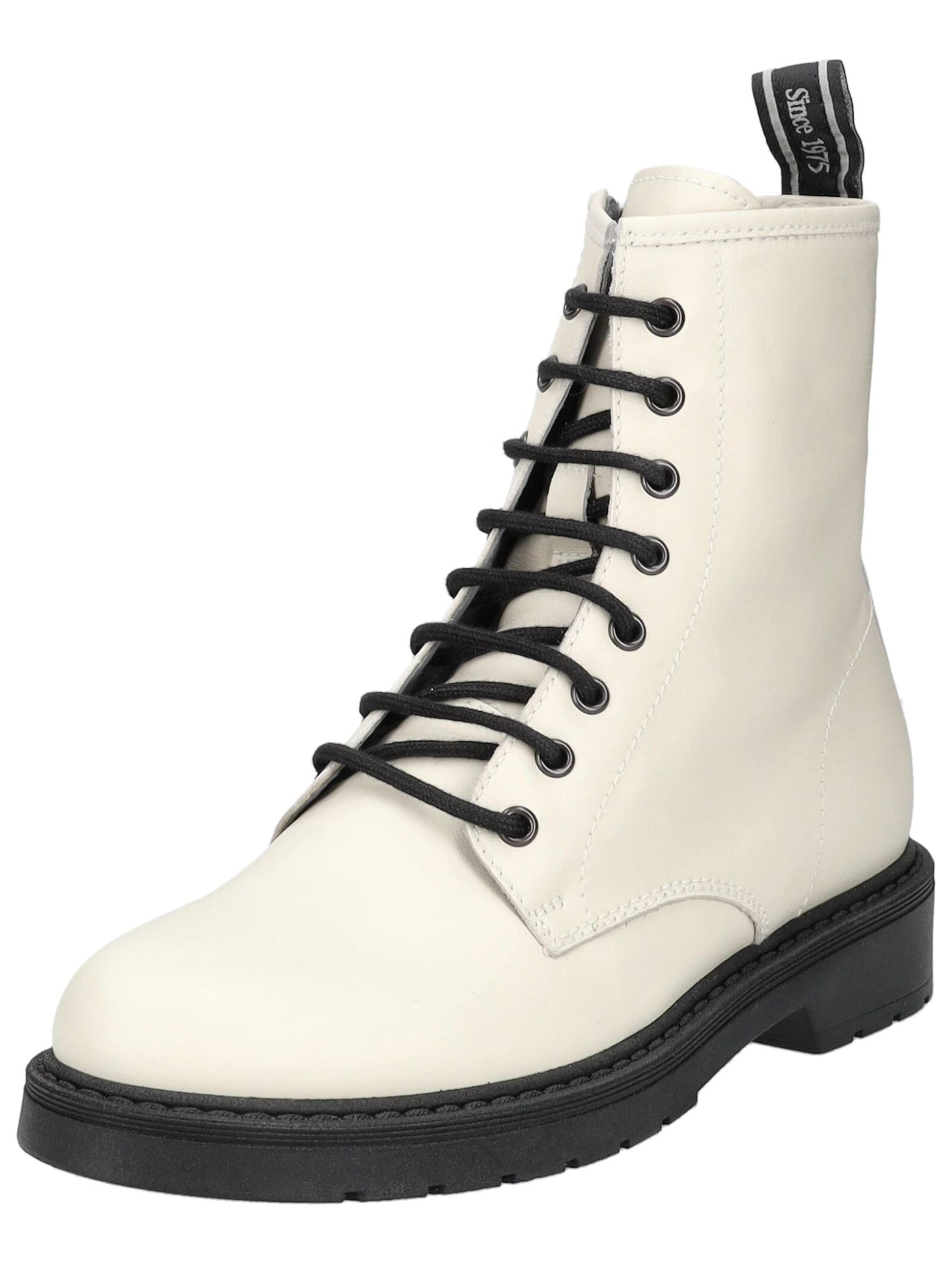 Bottines à lacets Nero Giardini en blanc : devant