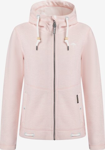 Schmuddelwedda Fleece jas in Roze: voorkant