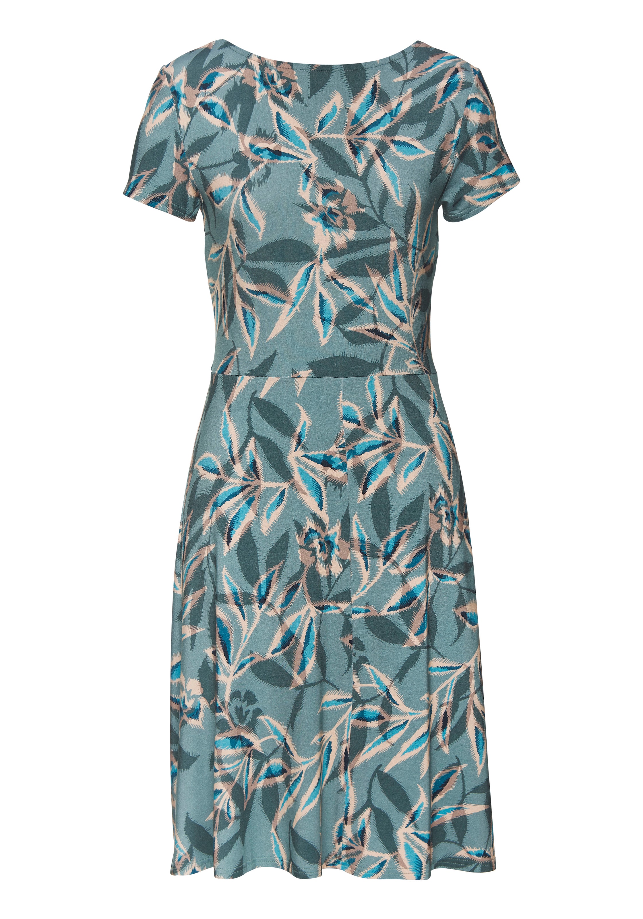 VIVANCE Plážové šaty - Zelená: predná strana