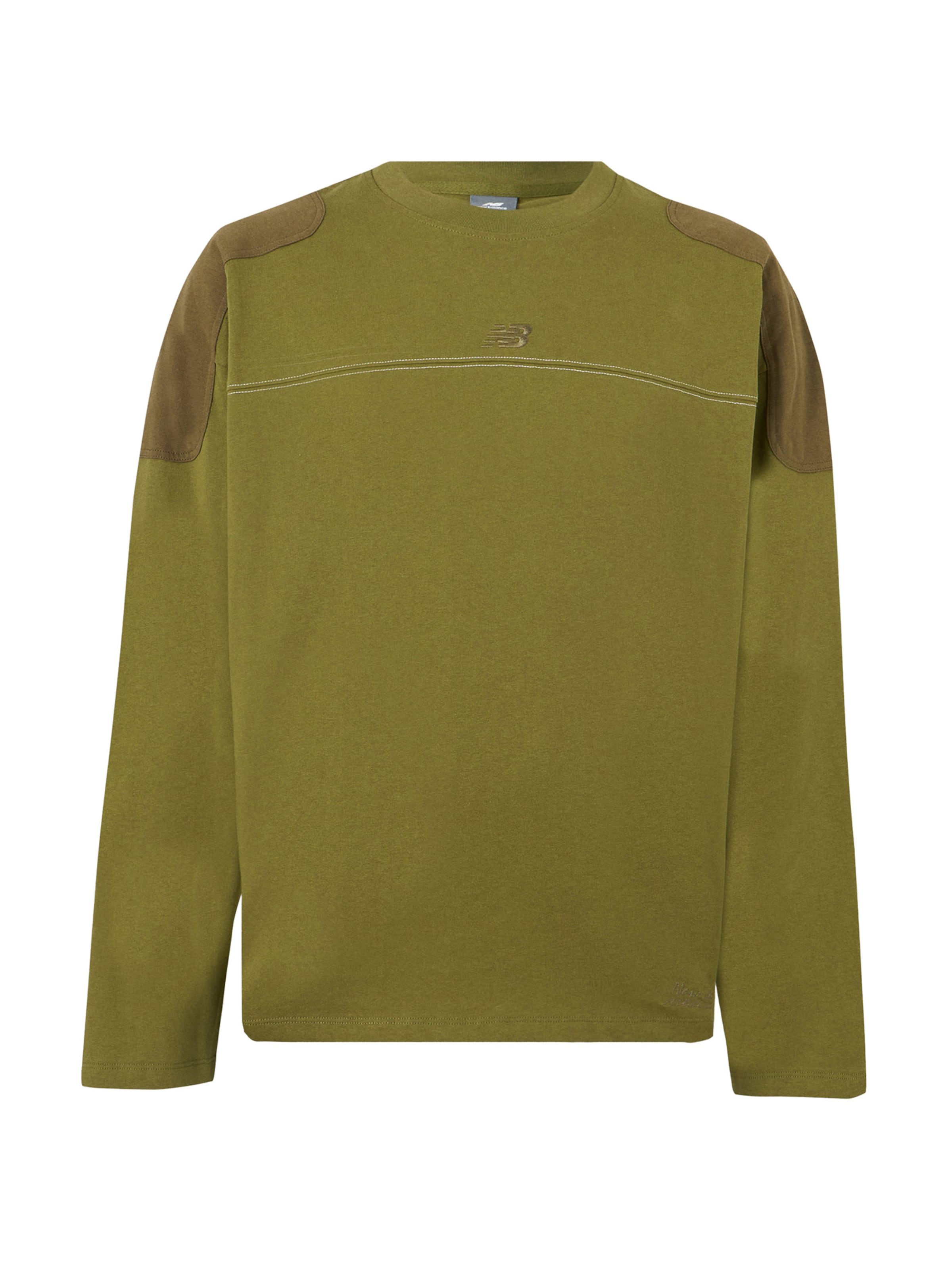 new balance - Sudadera en verde: frente