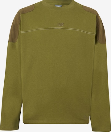 new balance T-shirt i grön: framsida