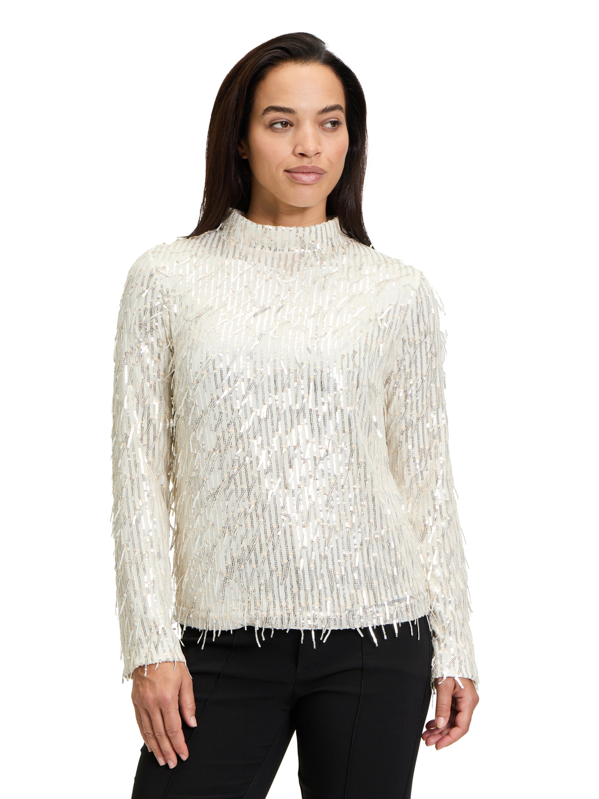 Camicia da donna di Cartoon in bianco: frontale