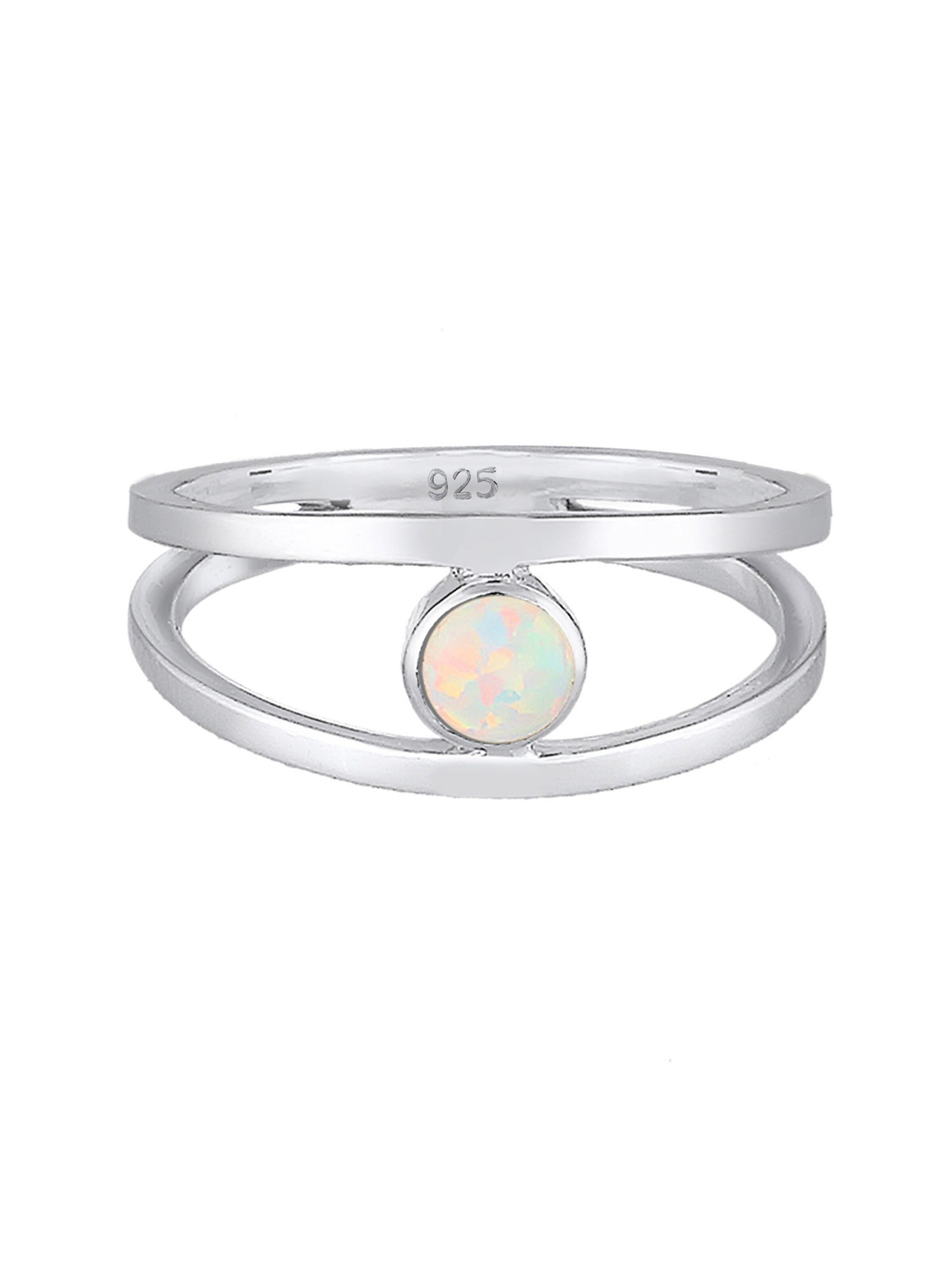 ELLI Ring 'Opal' in Silber