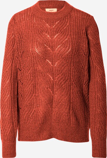 OBJECT Pullover 'Stella' in rostbraun, Produktansicht