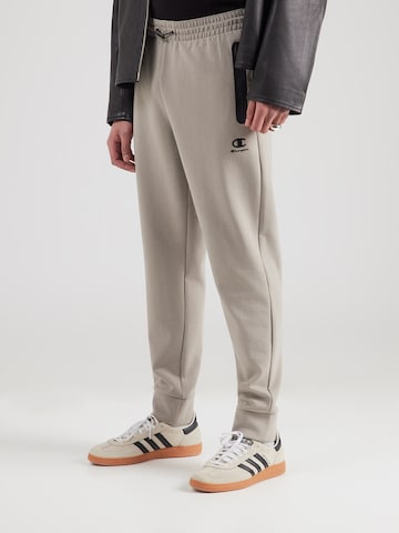 Champion Authentic Athletic Apparel Дънки Tapered Leg Панталон в сиво: отпред