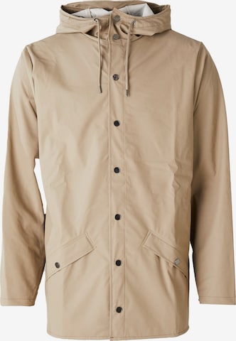 Veste fonctionnelle RAINS en beige : devant