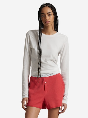 Pantalon de pyjama Polo Ralph Lauren en rouge : devant