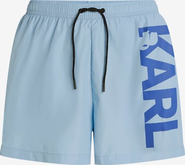 Pantaloncini da bagno di Karl Lagerfeld in blu: frontale