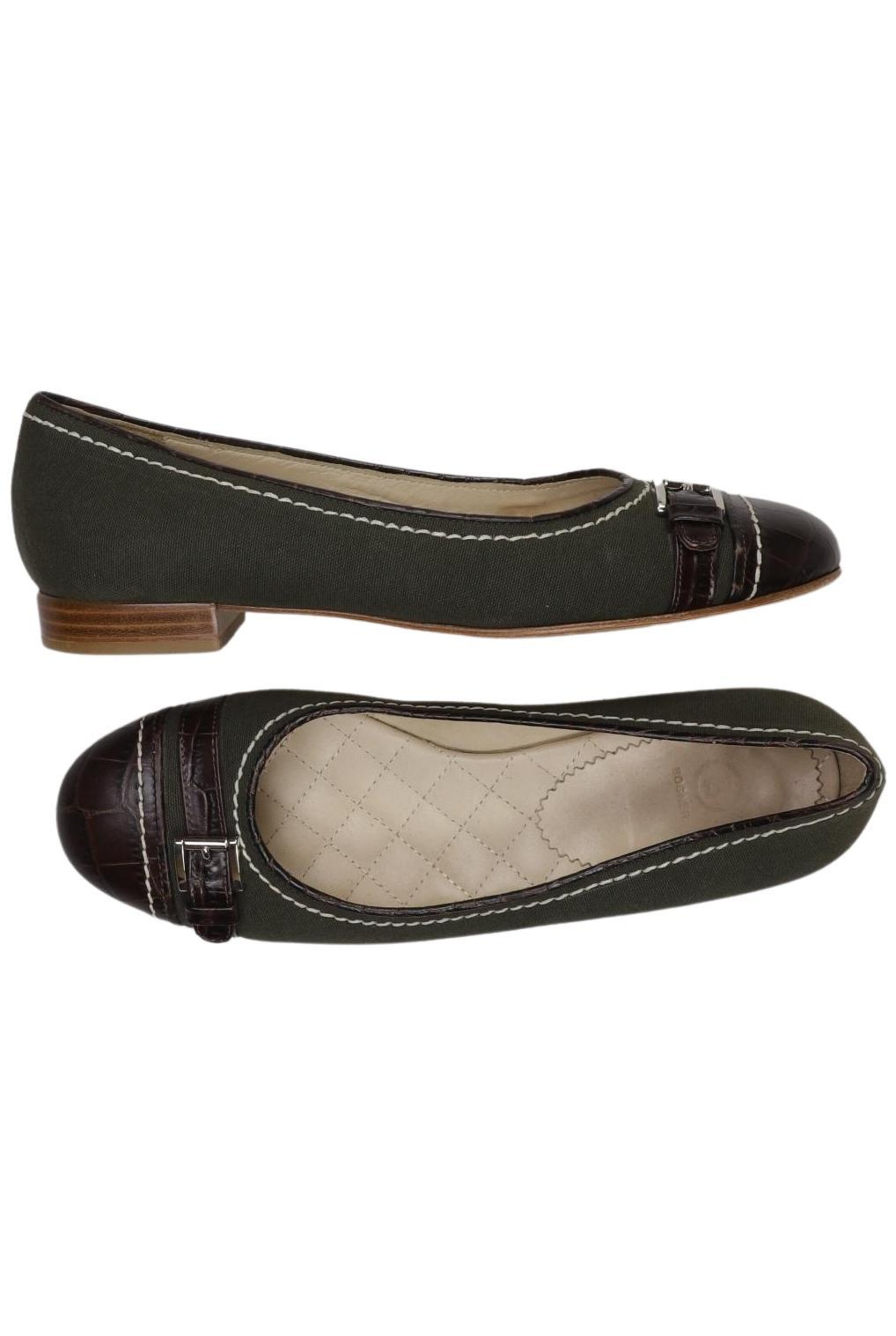 BOGNER Flats & Loafers in 40 in Green: front