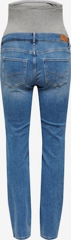 Only Maternity Regular Jeans in Blauw