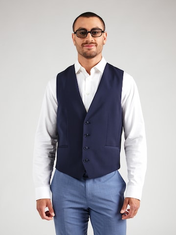 Gilet de costume 'Vin' HUGO en bleu : devant