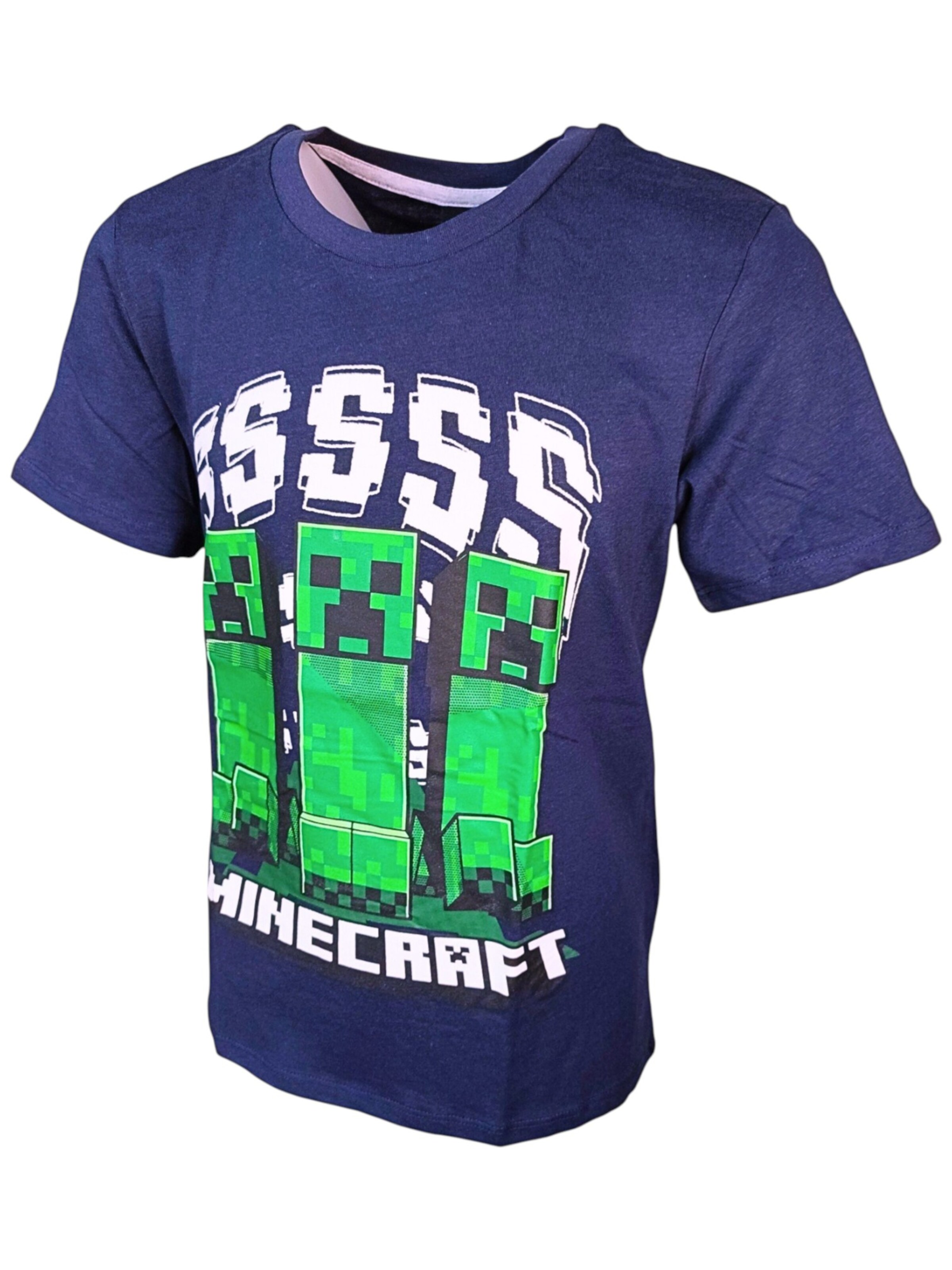Minecraft Shirt 'Creeper' in Blue