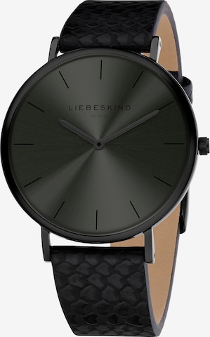 juoda Liebeskind Berlin Analoginis (įprasto dizaino) laikrodis
