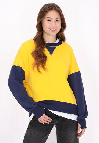 MYMO - Sweatshirt em amarelo: frente