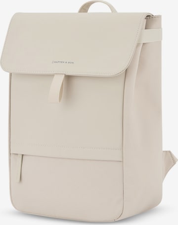 Kapten & Son Rucksack 'Fyn' in Beige: Vorderseite