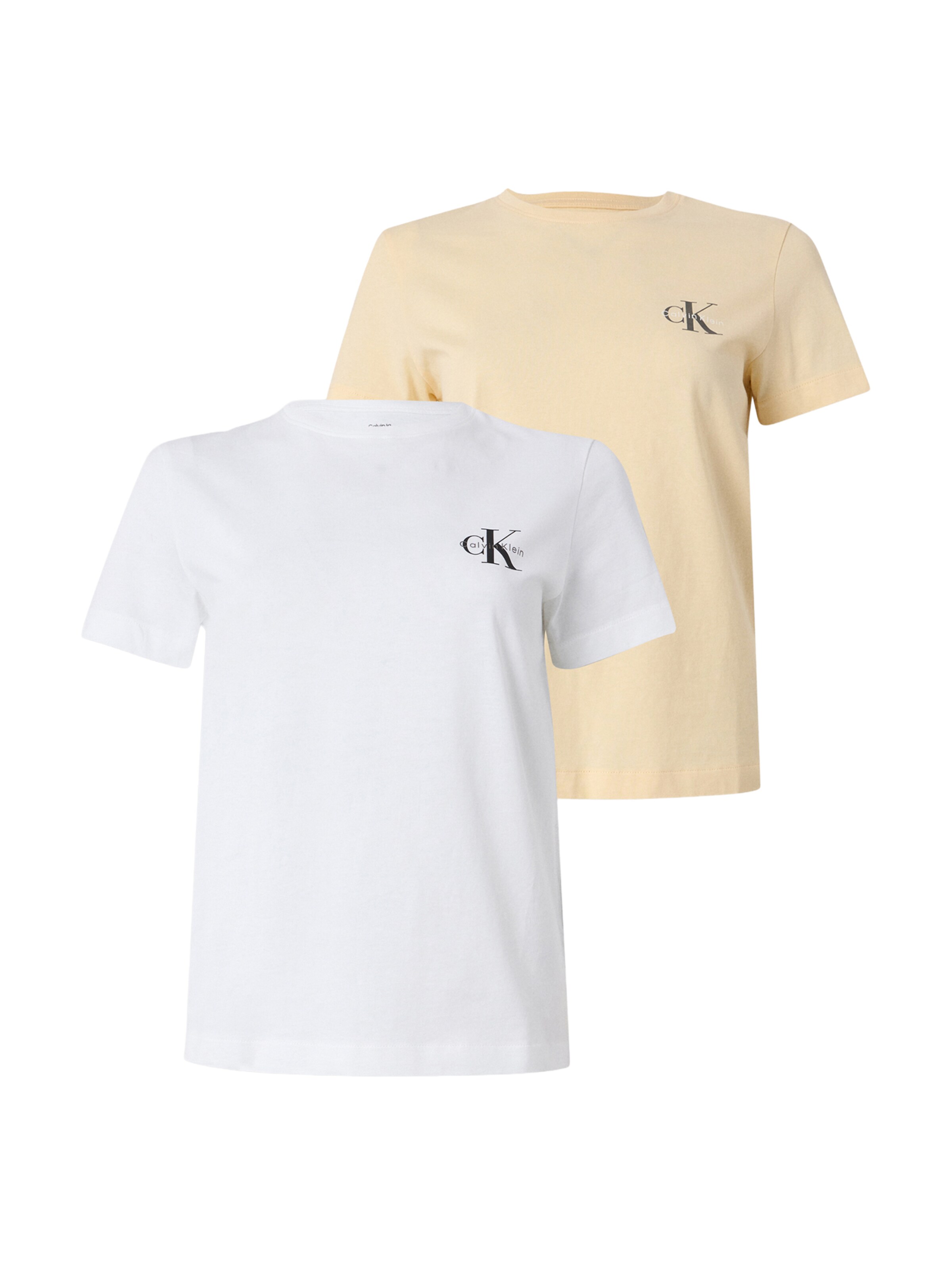 dzeltens Calvin Klein Jeans T-Krekls: no priekšpuses