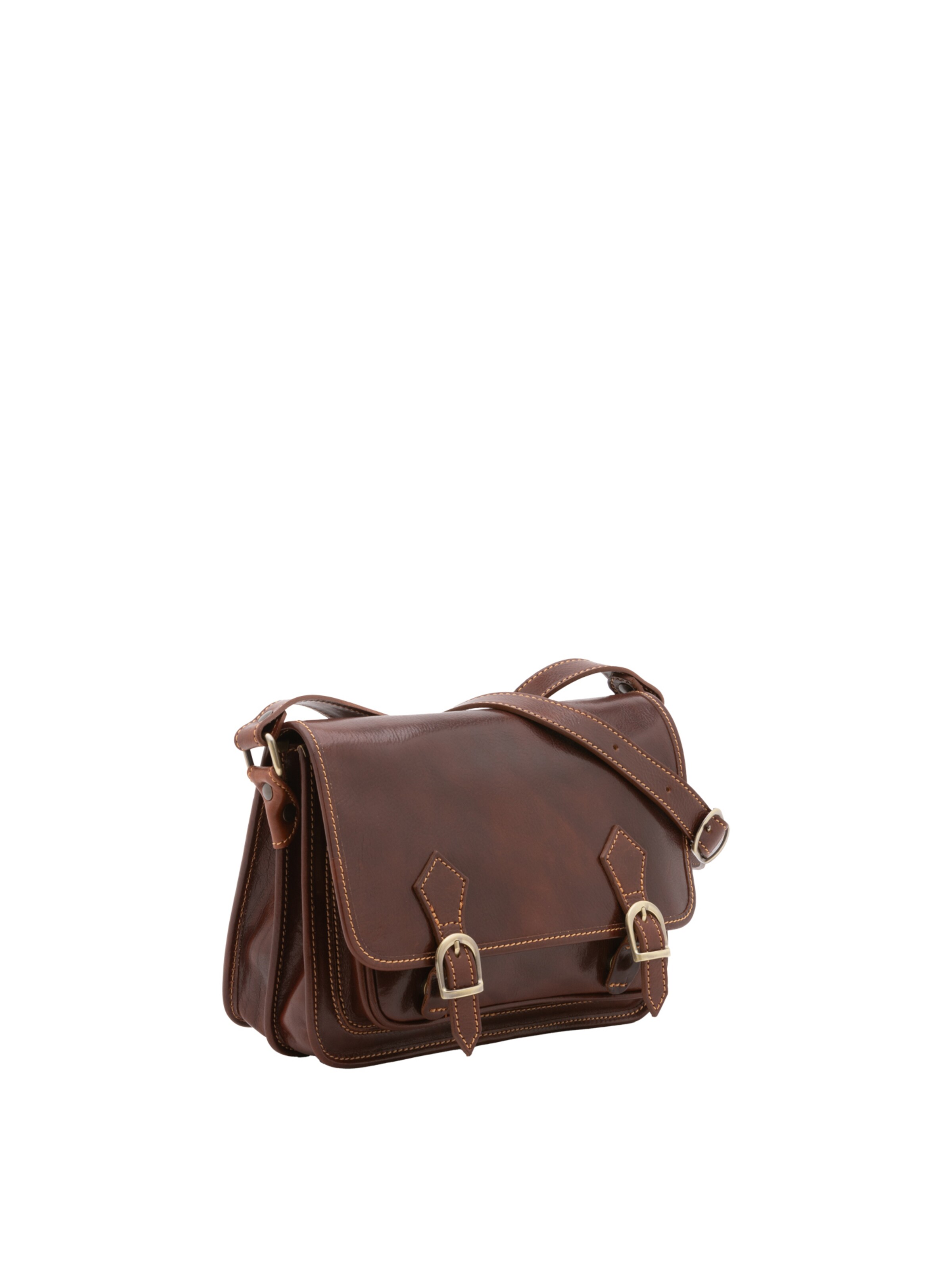 Viola Castellani Crossbody Bag in Brown: front