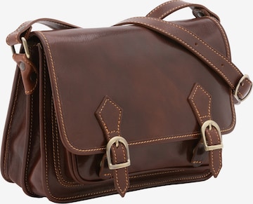 Viola Castellani Crossbody Bag in Brown: front