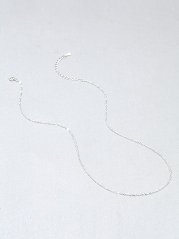Hey Happiness Necklace 'Lumina Long' in Silver: front