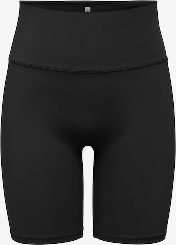 ONLY PLAY Skinny Spodnie sportowe 'ONPJAM-SANA' w kolorze czarny: przód