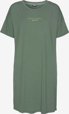 Chemise de nuit BUFFALO en vert : devant