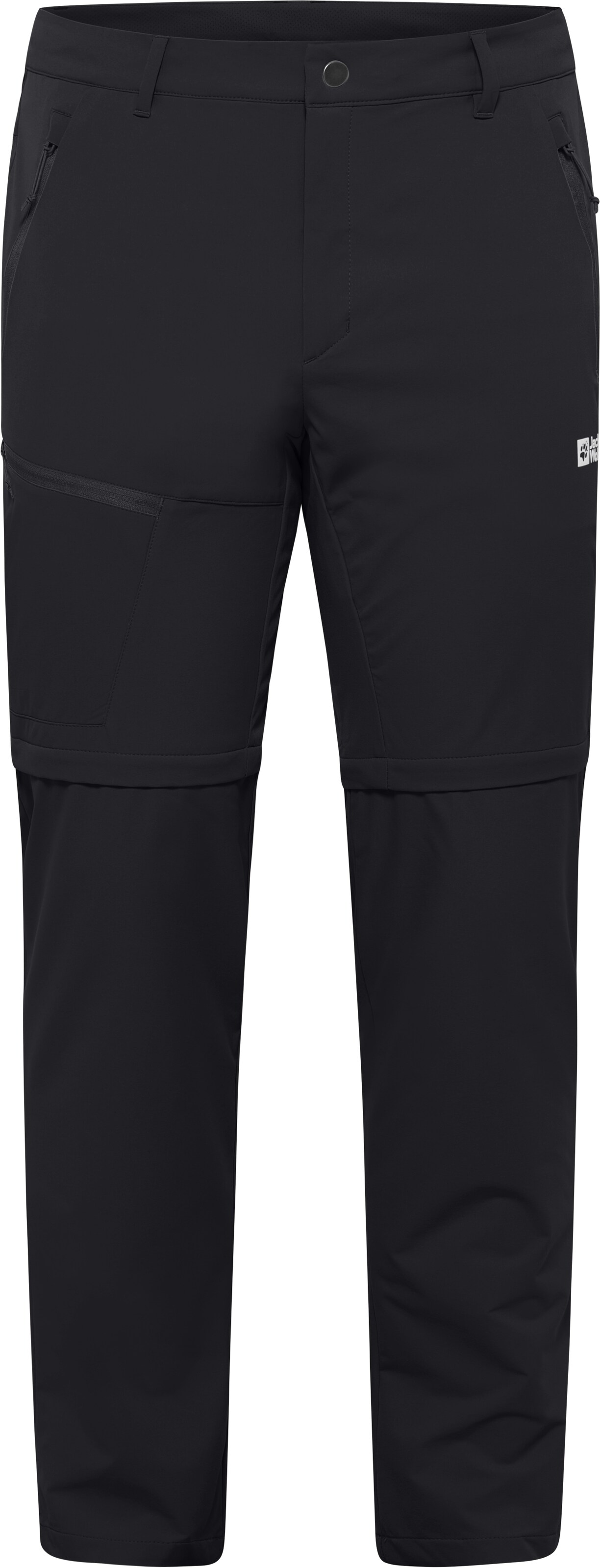 JACK WOLFSKIN Regular Outdoor Pants in Grey: front