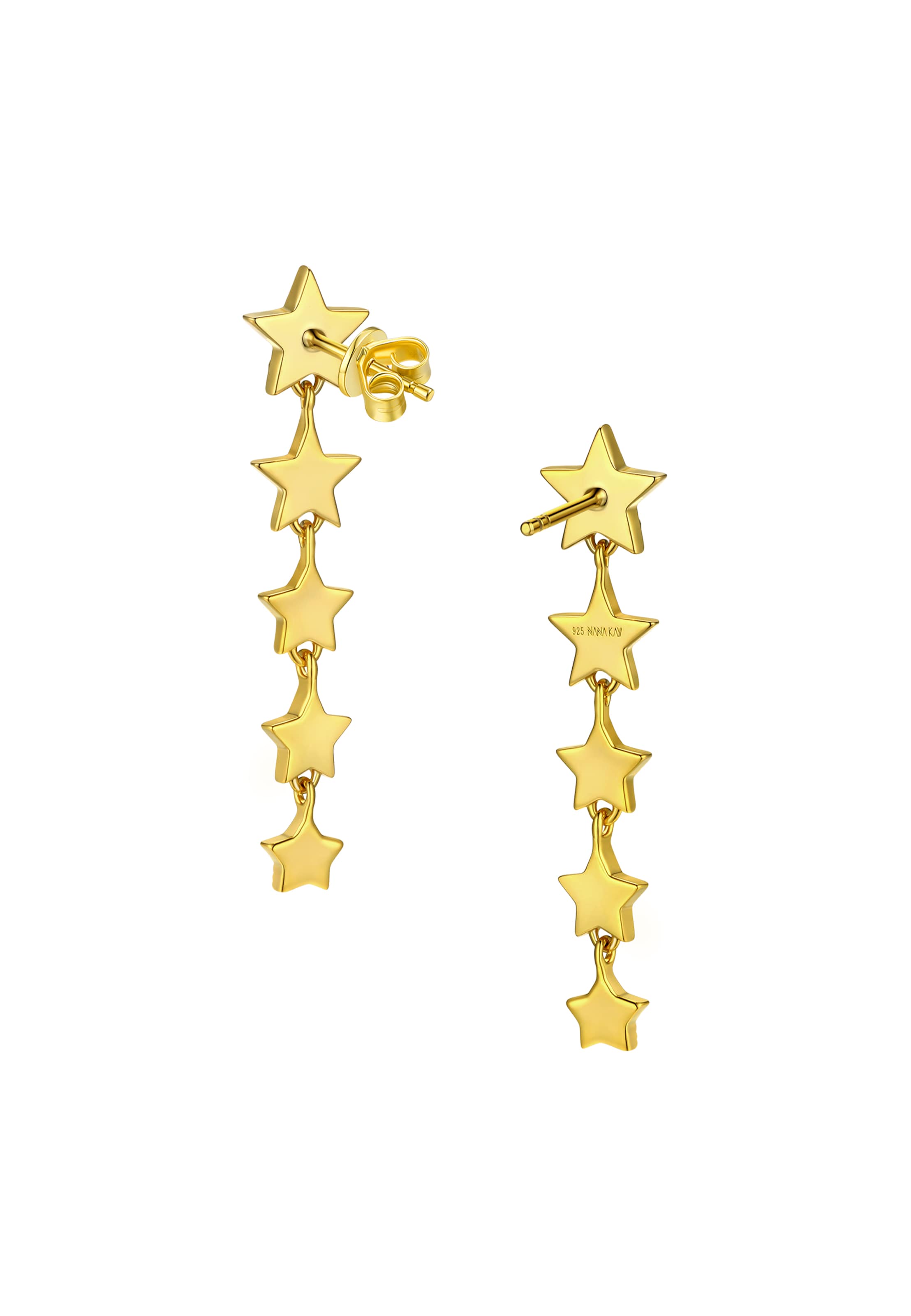 Nana Kay Earrings 'Shiny Stars' in Gold