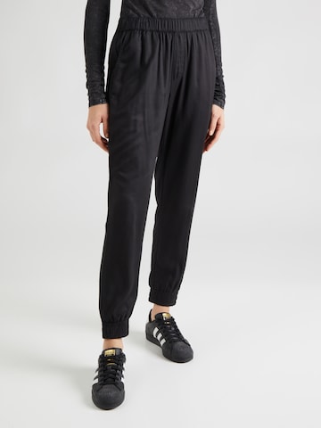 Iriedaily Tapered Trousers 'Civic' in Black: front