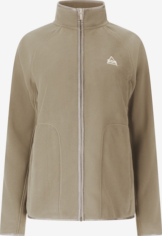 SOS Functionele fleece jas 'Munson' in Bruin: voorkant