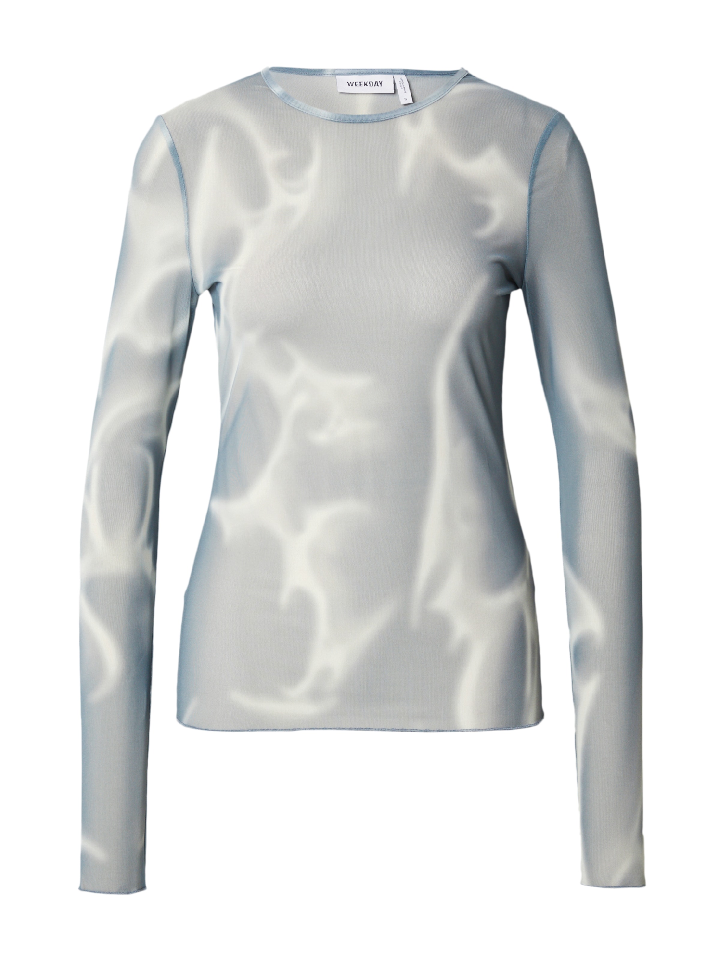 zils WEEKDAY T-Krekls: no priekšpuses