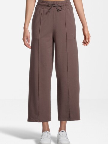 FILA Loose fit Trousers 'CALTANISSETT' in Brown: front