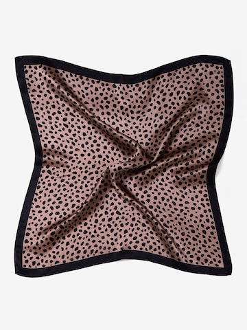 MayTree - Chal 'Leopard' en marrón: frente